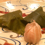 まき村 - 2016/3_桜の葉寿司と食用ほうずき