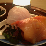 まき村 - 2016/3_天然平目と香川産赤貝