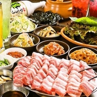 All-you-can-eat samgyeopsal!!