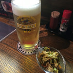 Besuboru Sakaba Kawagoe Domu - ビールとお通し