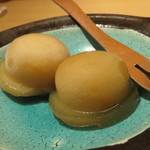 やなぎ澤 - 【再訪32】柿のわらびもち凍らせて