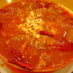 名物の牛肉の四川風煮込み（950円）