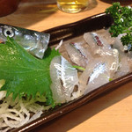 夢乃家 - サヨリ刺身