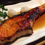 夢乃家 - 生ジャケ焼き  甘酢らっきょう添え