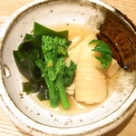 はてなのちゃわん - 京都山城産筍の若竹煮￥７８０