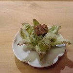 小谷 - 蕗の薹天ぷら