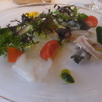 レストラン・ジョルジュマルソー - アンコウなどの前菜