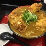 極楽うどん TKU - 鶏天カレーうどん（￥954）