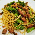 エビスエスクラッシコ - ホタルイカと菜の花のキタッラ