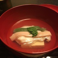 和ごころ 泉 - 帆立の真薯の吸い物
                