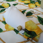 可愛いテーブルクロスとテーブルナプキン