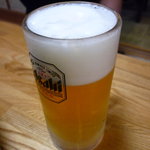 相撲茶屋 両國 - ☆シュワワァ～生ビールで乾杯です!(^^)!☆