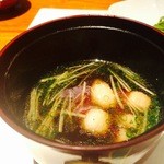 島之内 一陽 - アツアツ鴨汁♡