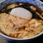 かんだやぶそば - 玉子とじに接近(^^♪