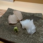 吉い - アオリイカとヒラメ