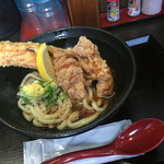 ザンギうどん一久 - ちくザンギぶっかけうどん