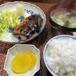 自由亭 - 塩鯖定食　500円