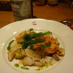 鉄板焼き Oribe - 本つぶ貝ほか　魚介のソース16.2