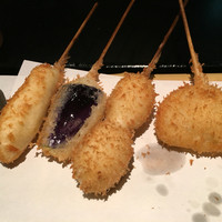 六波羅 - 第二弾は、鳥のささみ、茄子、ウズラの卵、玉ねぎ