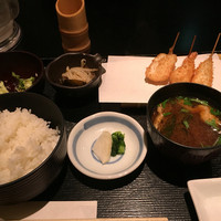 六波羅 - 串揚げランチ（1000円）
