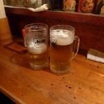 立ち飲み七助 - 生、飲みかけ