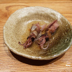 かま田 - 蛍烏賊酒盗酢和え 2016.2