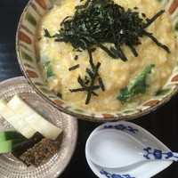 可ん寅 - フグ雑炊に香の物