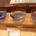 金沢まいもん寿司 - 石川の飲み比べ３種２回目