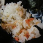 棟梁 - （2010/7月）「おにぎり」（鮭）断面