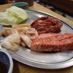 肉料理カオリちゃん - ホルモン並　牛上ロース　バラ
