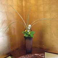 比良山荘 - 部屋の生け花