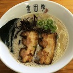 金田家 さくら亭 - 黒豚ラーメン