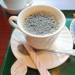 カフェ・シエスタ - ホットドッグセットのコーヒー