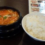 味楽 - 純豆腐チゲ定食