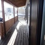 ごっつ庵 - ウッドデッキ　広かったら　ここで食べたい＾＾