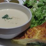 ポワンタージュ - スープ＆キッシュ プレート