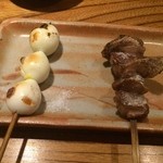 とり喜 - 白玉とすなぎも