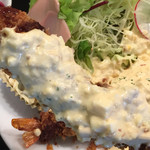 ごはんカフェ きなこ - 2016.3.5　有頭海老フライ・リフト！新メニューの数量限定！有頭海老フライ定食 900円(税込)
      