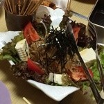 弐番家 - 大根豆腐サラダ480円　※2015年10月