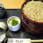 蕎麦 ひのや - 【８月　再々訪】納豆とろろそば８８０円＋大盛１００円