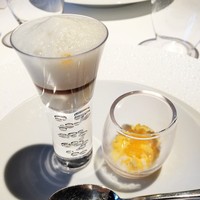 レフェルヴェソンス - ぼたん海老、雲丹、カリフラワー/みかん、ビール
