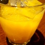 炭寅 - 酒家鶏処 炭寅  あらごしみかん酒　fromグリーンロール