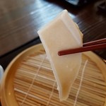 村山 満月うどん - 201603肉うどん 並盛り(2玉)\730 うどん・極太部分