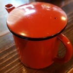 村山 満月うどん - 201603うどんのわり湯