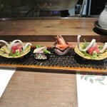日本料理 潤花 - お造り３種