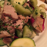 代官町バール - メジマグロの燻製のサラダ