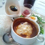 Cafe ku:nel - 2015年11月 シチュー･ド･ハンバーグランチ