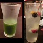 Matasaburo - 誰かのドリンク。味見したら美味しいやん～☆