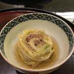 日本料理 太月 - 和ロースの白菜巻 ふり柚子 2016-2
