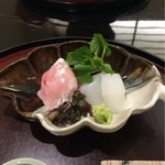 日本料理 太月 - お造り 甘鯛一塩 あおり烏賊 2016-2
